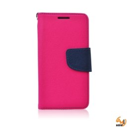 Страничен тефтер за Samsung Galaxy S5/S5 Neo розов с въженце