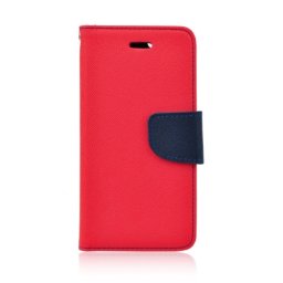 Страничен калъф тефтер за iPhone 5/5S червен