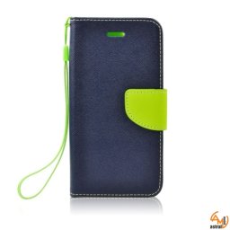 Страничен калъф тефтер за Lenovo Vibe P1 син