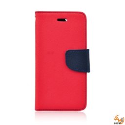 Страничен калъф тефтер за Lenovo Vibe P1m червен