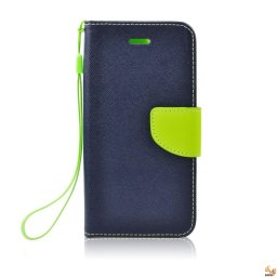 Страничен калъф тефтер за Samsung Galaxy Grand Prime син