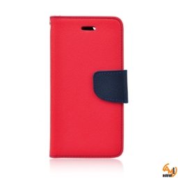 Страничен калъф тефтер за iPhone 6/6S червен