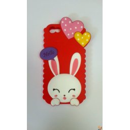 Силиконов калъф Заек за iPhone 5/5S