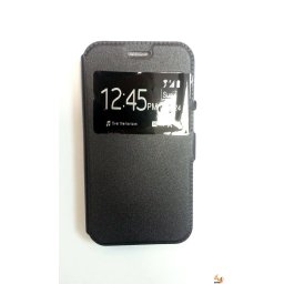Страничен калъф тефтер за Samsung Galaxy J1 (2016) черен
