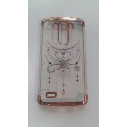 Силиконов калъф LG G3 с камъни