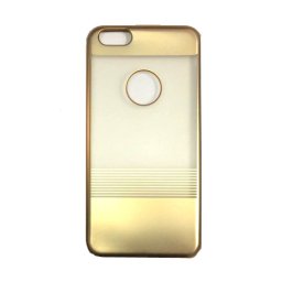СИЛИКОНОВ ЗА IPHONE 6/6S PLUS ЗЛАТЕН ЛУКС