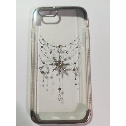 Силиконов калъф за Iphone 6/6s камъни с лайсна