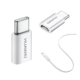 Преходник Huawei AP52 microUSB към Tipe-C бял