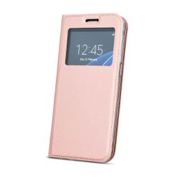 Страничен калъф тип тефтер Smart Look за Samsung J320 J3 (2016) розово злато