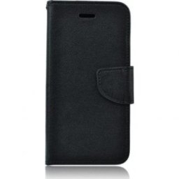 Страничен калъф тип тефтер Fancy за Samsung Galaxy S5 черен