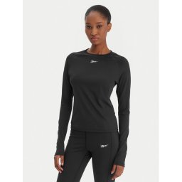 Reebok Тениска от техническо трико RK25604CCW Черен Slim Fit