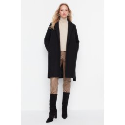 Дамско палто. Trendyol TWOAW20KB0033/CAMEL