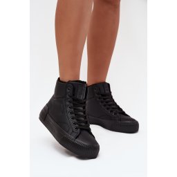 BIG STAR SHOES Топли Дамски Кецове На Платформа Big Star