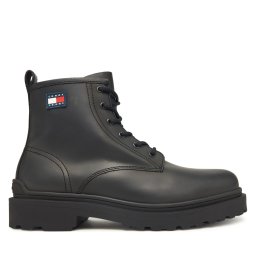 Зимни обувки Tommy Jeans Tjm Lace Up Rubberized EM0EM01628 Черен