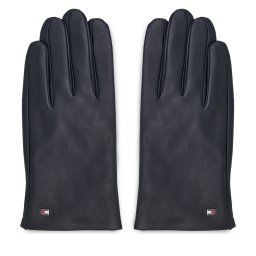 Мъжки ръкавици Tommy Hilfiger Essential Flag Leather Gloves AM0AM11482 Тъмносин