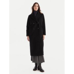 Weekend Max Mara Вълнено палто Zufolo 2525016092 Черен Regular Fit