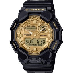 Casio G-Shock GA-010GGB-1A9ER Мъжки часовник- Черен, Кварц, Аналогов, Водоустойчив 200м