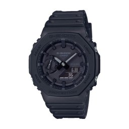 Casio G-Shock GA-2100-1A1ER Мъжки часовник- Черен, Кварц, Аналогов-Дигитален, Водоустойчив 20 ATM