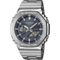Casio G-Shock GM-2110D-8AER Мъжки часовник- Аналогов, Стоманена верижка, 200м