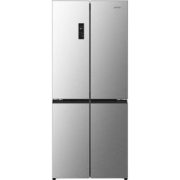 Хладилник с фризер Gorenje NRM819E61X, Side by Side, NoFrost Plus, LED дисплей, 37 dB, Инокс