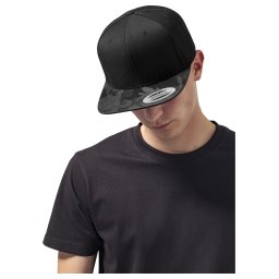 Camo Visor Snapback Black Camouflage
