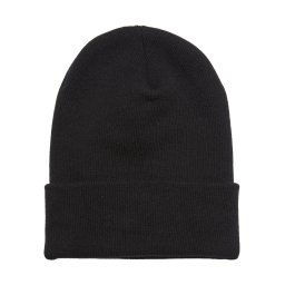 Extended Beanie Hat Black