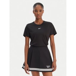 Reebok Тишърт Essential RK25608CCW Черен Regular Fit