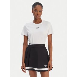 Reebok Тишърт Essential RK25608CCW Бял Regular Fit