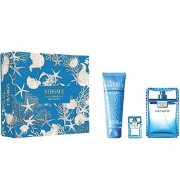 Versace Man Eau Fraiche EDT 100 ml + Shower Gel 150 ml + EDT 5 ml комплект за мъже