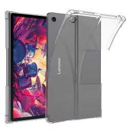 TPU Калъф за Lenovo Tab Plus + Протектор за Екран, 4 AirBag ъгли, Защита на камерата, Прозрачен