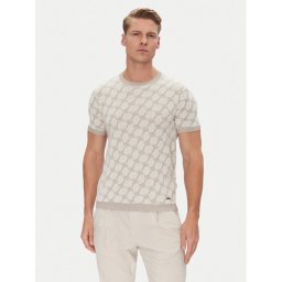 JOOP! Тишърт 17 JK-17Ravao 30045832 Бежов Modern Fit