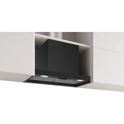 Аспиратор за вграждане Bosch DBB63BC60, 60 см, Енергиен клас D, 90 W, 3 скорости + 1 интензивна, Черен
