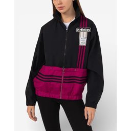 ADIDAS Originals Adibreak Windbreaker Jacket Black/Purple