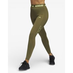 ADIDAS Techfit Logo Graphic Long Leggings Green