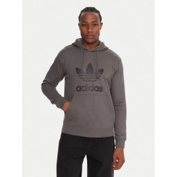 adidas Суитшърт adicolor Classics Trefoil JY3765 Сив Regular Fit