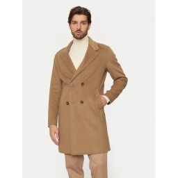 Guess Вълнено палто M4BL47 WGJU2 Бежов Regular Fit