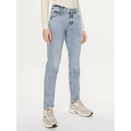 Lee Дънки Rider 112348940 Син Straight Fit