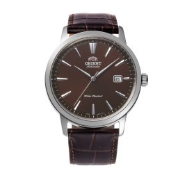Orient RA-AC0F17Y Мъжки часовник- Автоматичен механизъм, Кафяв циферблат, Кафява кожа, Монохром