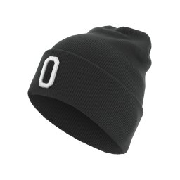 Knitted Letter Cuff O-Hat