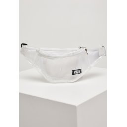 Transparent shoulder bag transparent white
