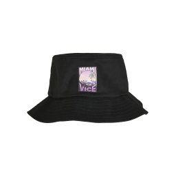 Miami Vice Print Bucket Hat Black