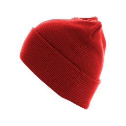 Basic Flap Long Version Beanie Red