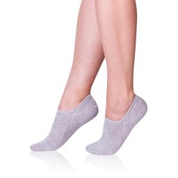 Bellinda BAMBOO SNEAKER SOCKS - Women's socks invisible - grey