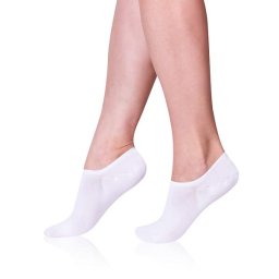 Bellinda BAMBOO SNEAKER SOCKS - Women's socks invisible - white