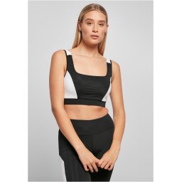 Women's Bra Color Block Black/White