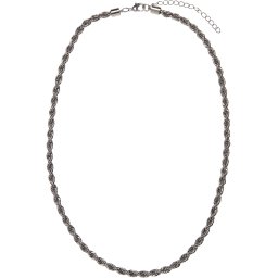 Necklace Charon Intertwine - silver color