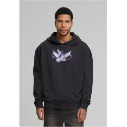 Vive la Liberte Oversize Acid Black Hooded