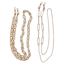Multifunctional Pearl Chain 2-Pack - Golden Color
