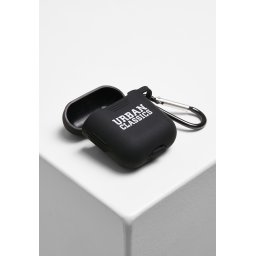 Headphone case with black logo