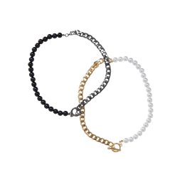 Necklace 2-pack - gold/gunmetal